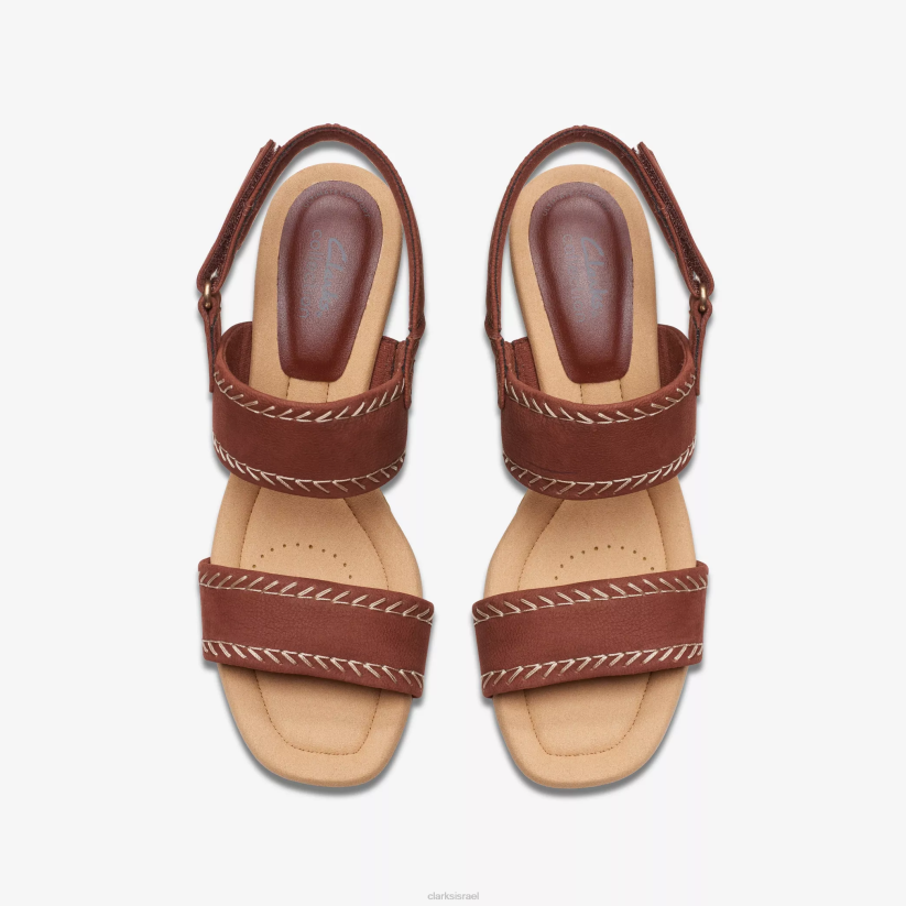 V26840 tan nubuck Clarks ורד קיארה