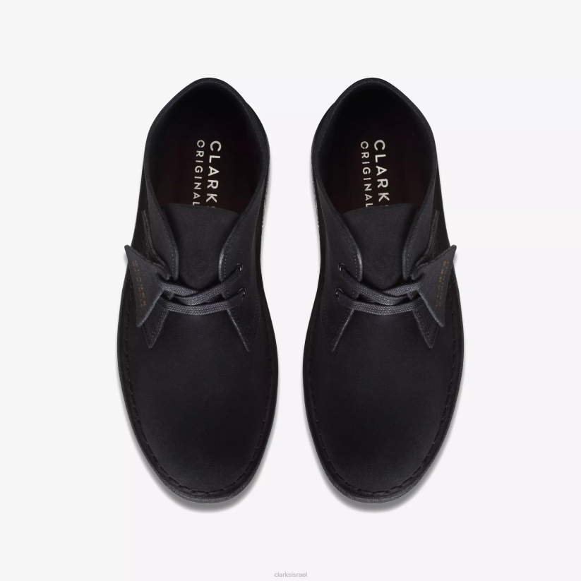 V268416 זמש שחור Clarks מגף מדבר