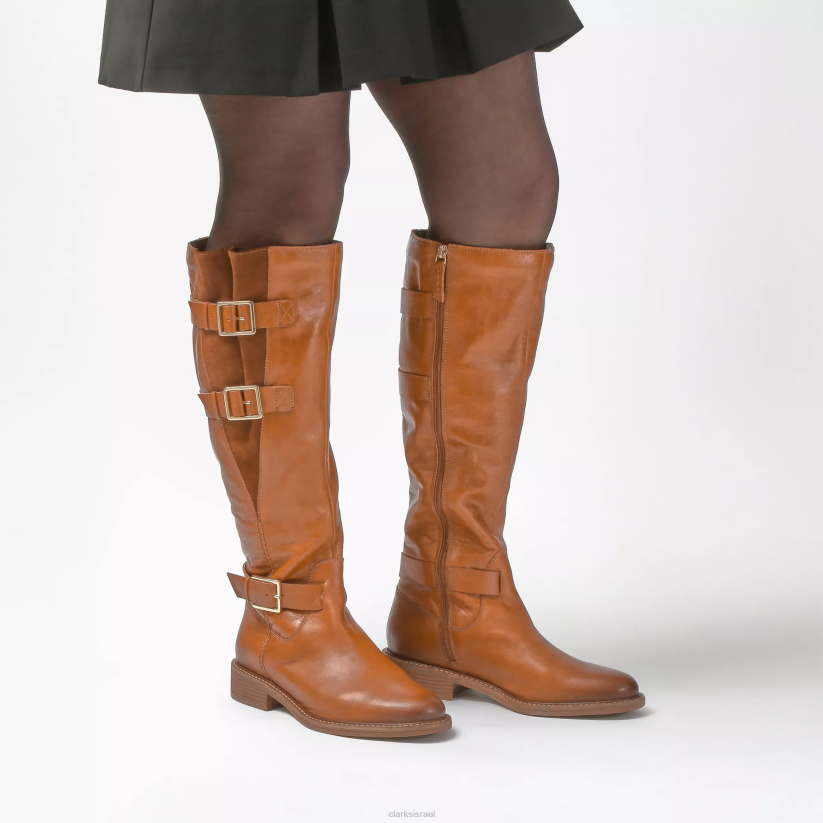 V268422 עור שזוף בריטי Clarks קלן למעלה