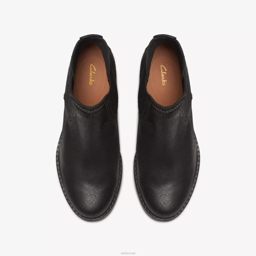 V268445 זמש שחור Clarks leda up