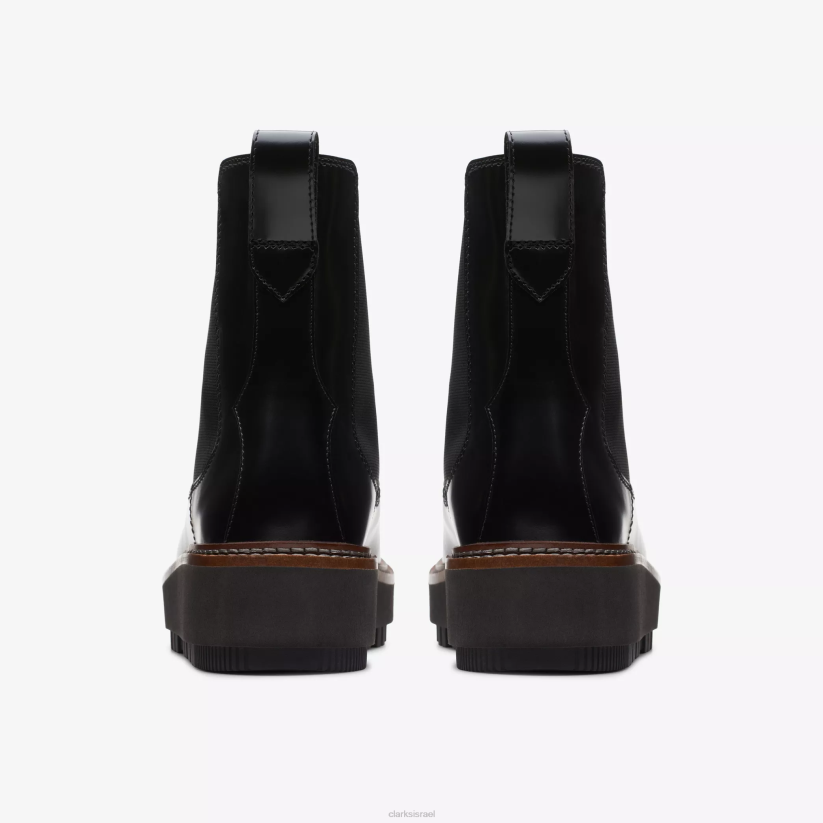 V268455 עור שחור Clarks אורינה למעלה