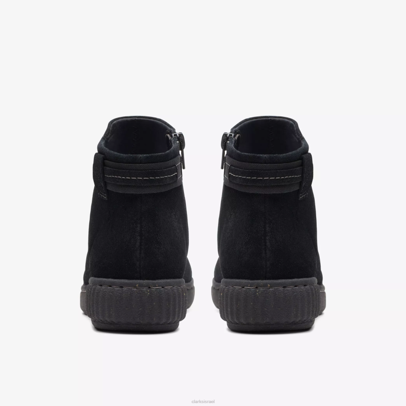 V268465 זמש שחור Clarks דרבי קרוליין