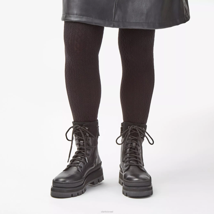 V268474 עור שחור Clarks טיול אוראנה 2