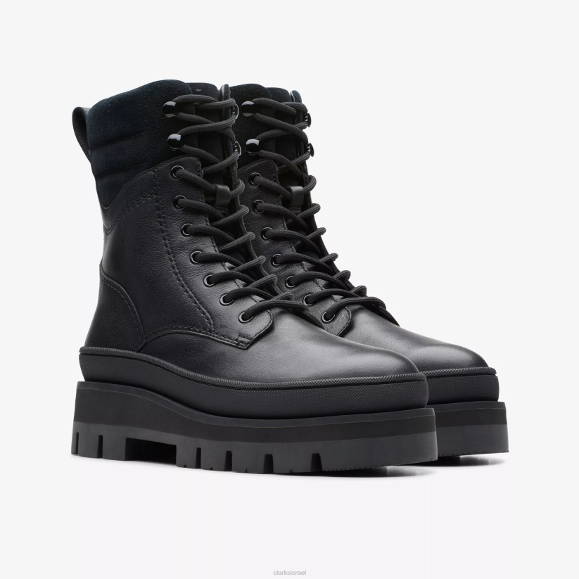 V268474 עור שחור Clarks טיול אוראנה 2