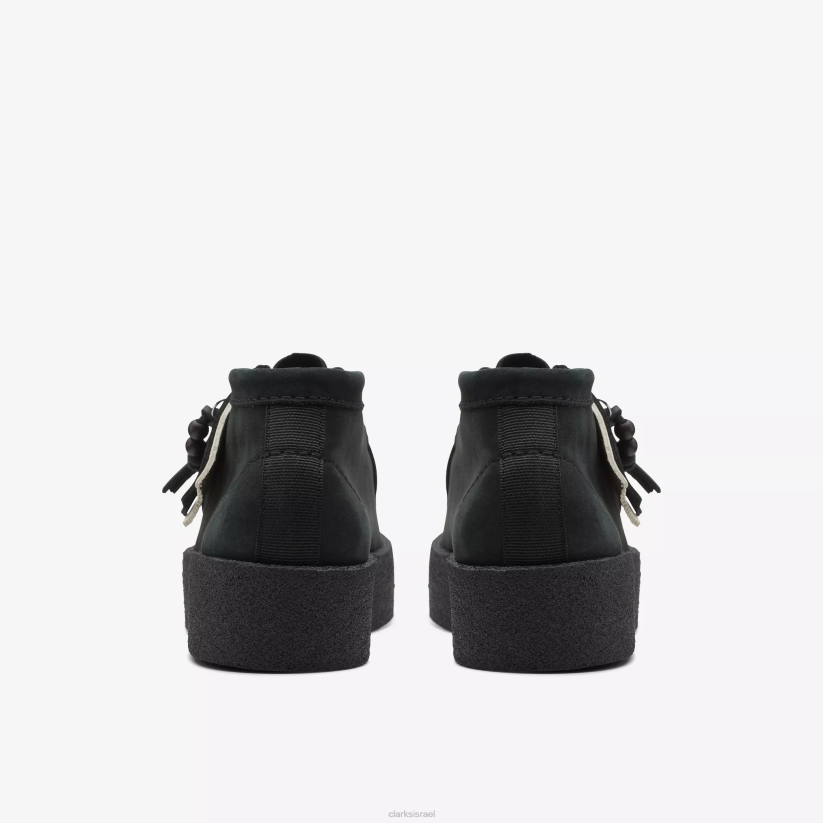 V268487 נובוק שחור Clarks מגף כוס wallabee
