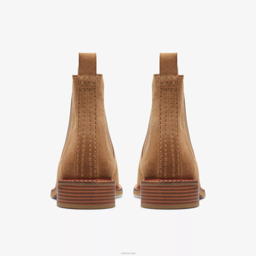 V268491 זמש בצבע שזוף בהיר Clarks קלן ארלו