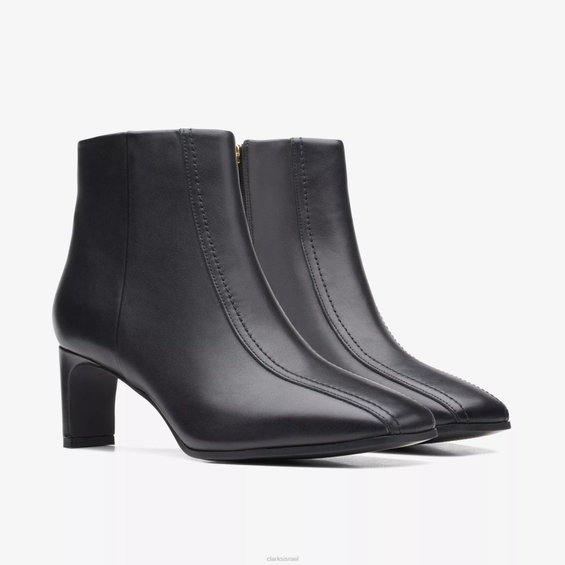 V268492 עור שחור Clarks שרן 55 העליון