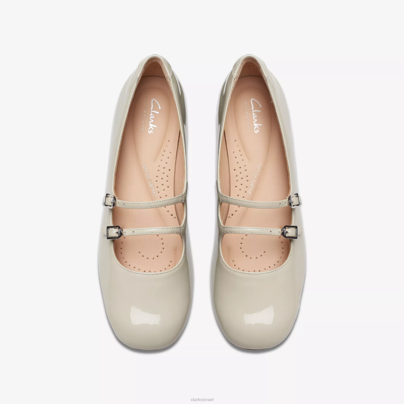 V268507 פטנט שנהב Clarks daiss30 shine