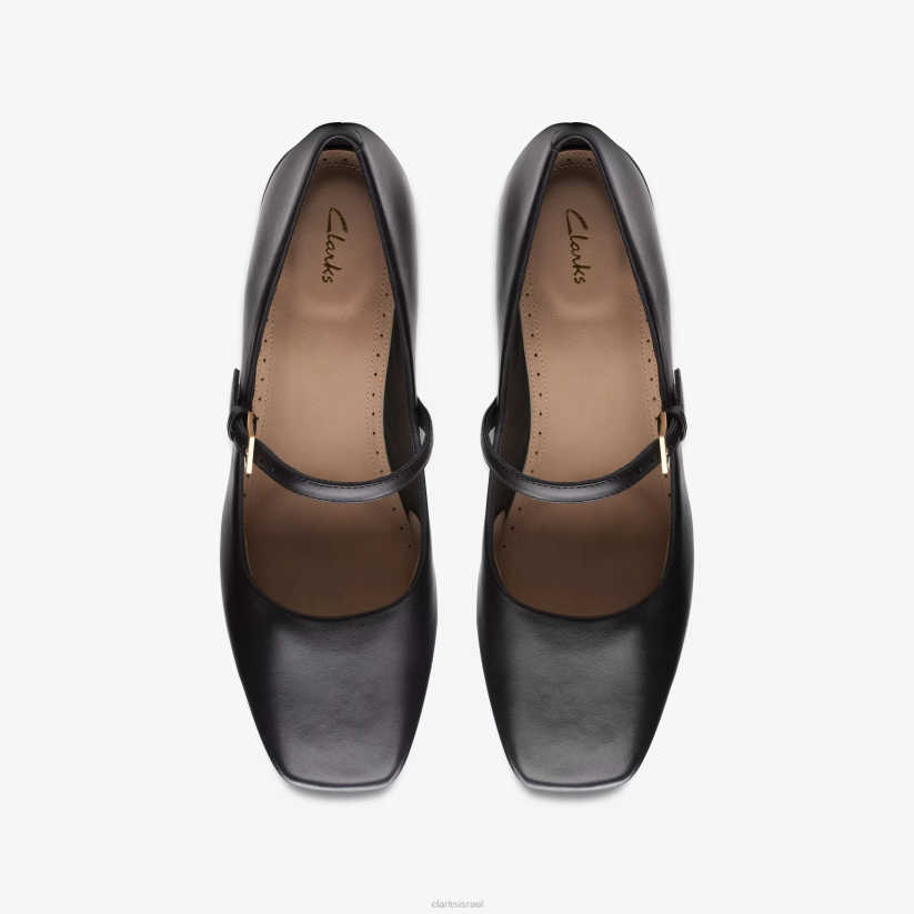 V268514 עור שחור Clarks אבזם seren30