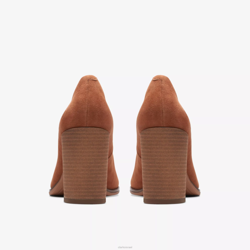 V268527 זמש קרמל Clarks freva 85 court