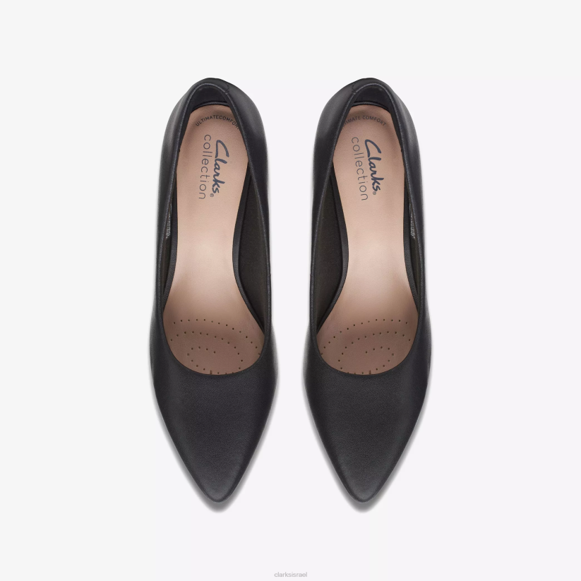 V268528 עור שחור Clarks צעד תרזה