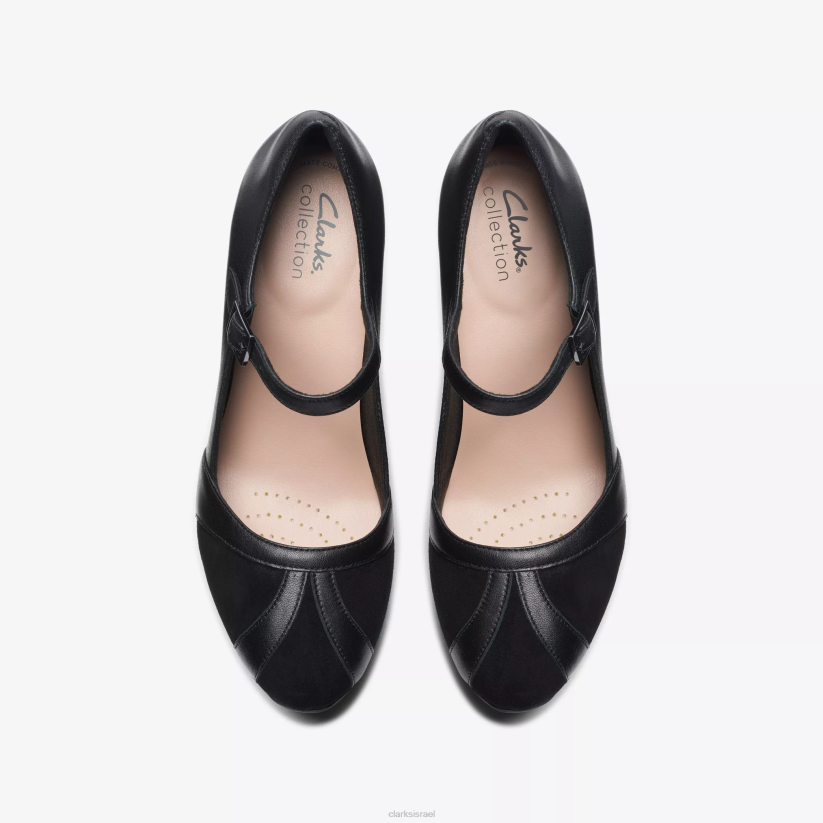 V268535 שילוב שחור Clarks אור אמביר