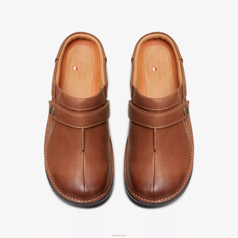 V268554 עור שזוף כהה Clarks קלות לולאה