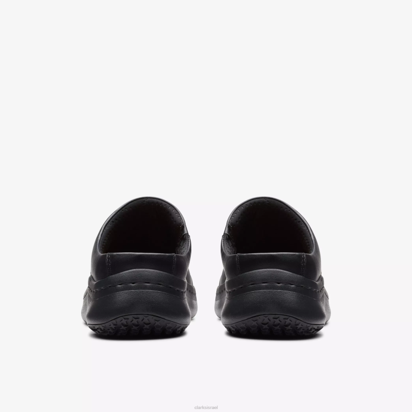V268556 עור שחור Clarks קלארקס פרו clog
