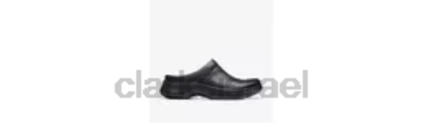 V268556 עור שחור Clarks קלארקס פרו clog
