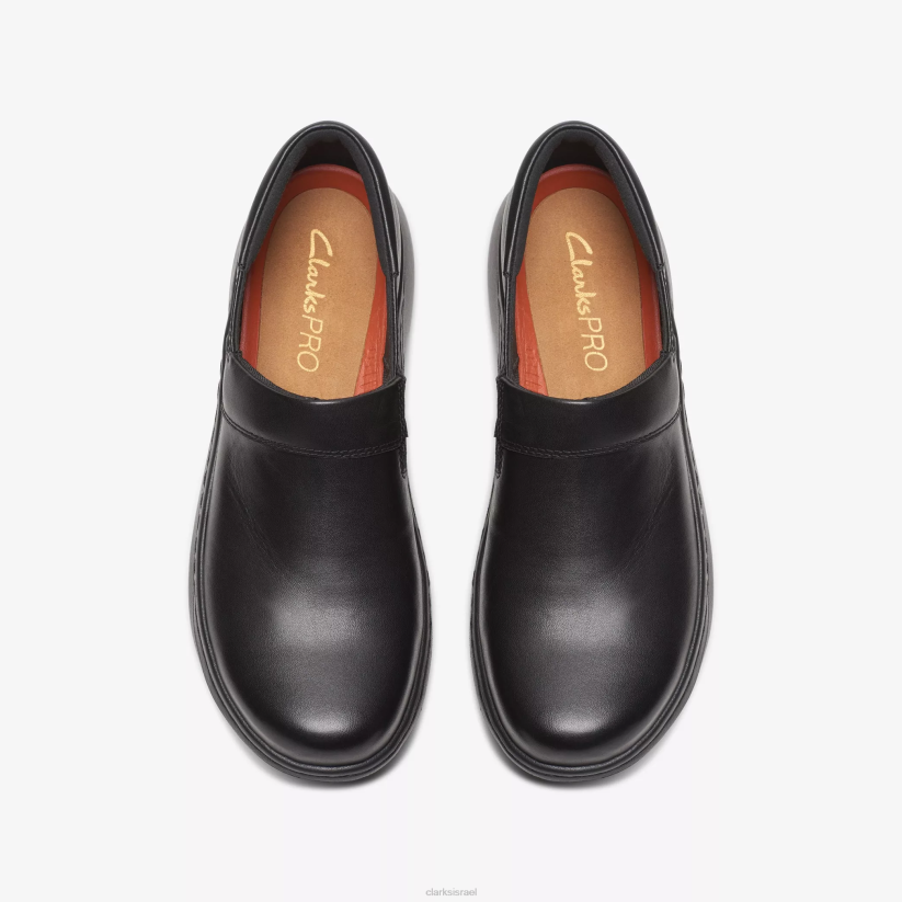 V268560 עור שחור Clarks Clarks Pro gem