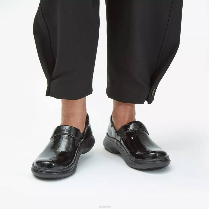 V268561 פטנט שחור Clarks clarkspro פנינה