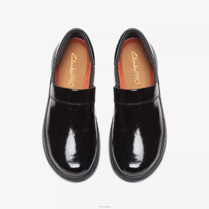 V268561 פטנט שחור Clarks clarkspro פנינה
