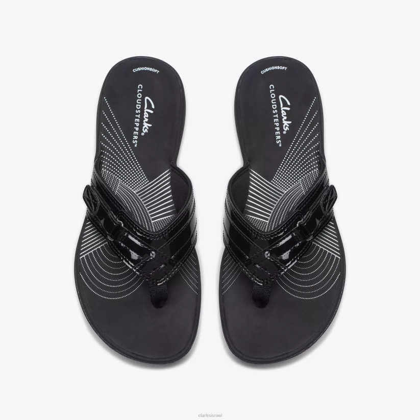 V26856 פטנט שחור Clarks ים בריזה