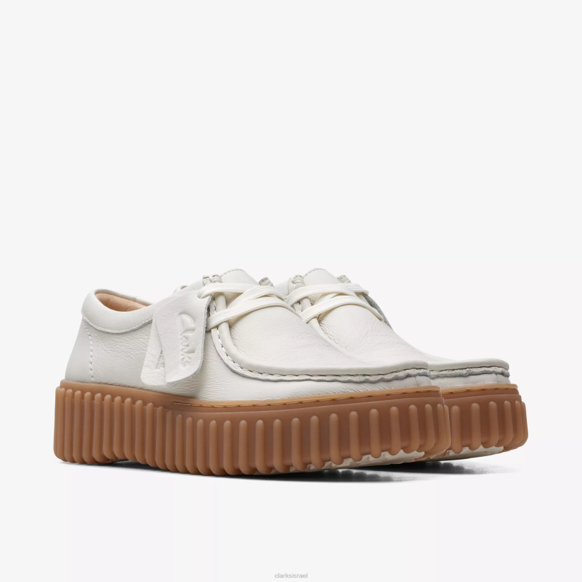 V268575 עור לבן Clarks דבורת טורהיל