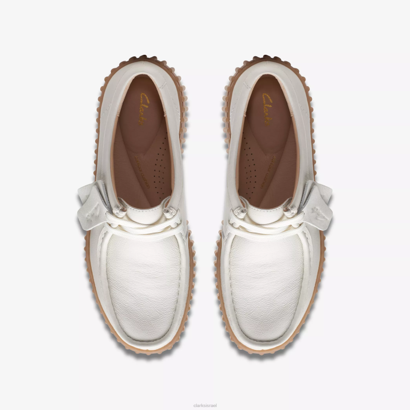 V268575 עור לבן Clarks דבורת טורהיל