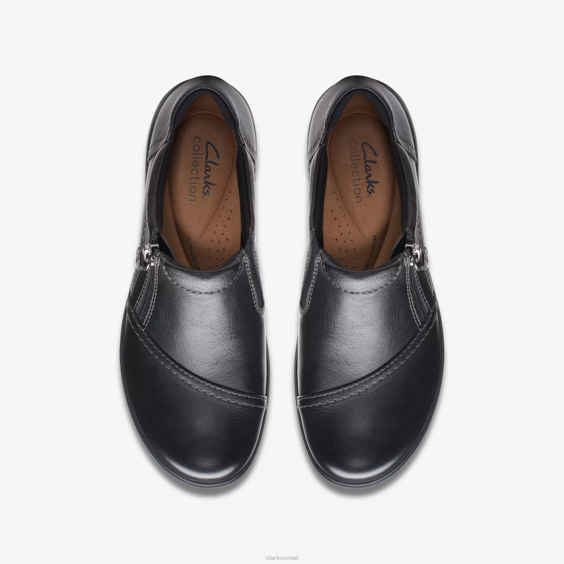 V268589 עור שחור Clarks קרלי ריי