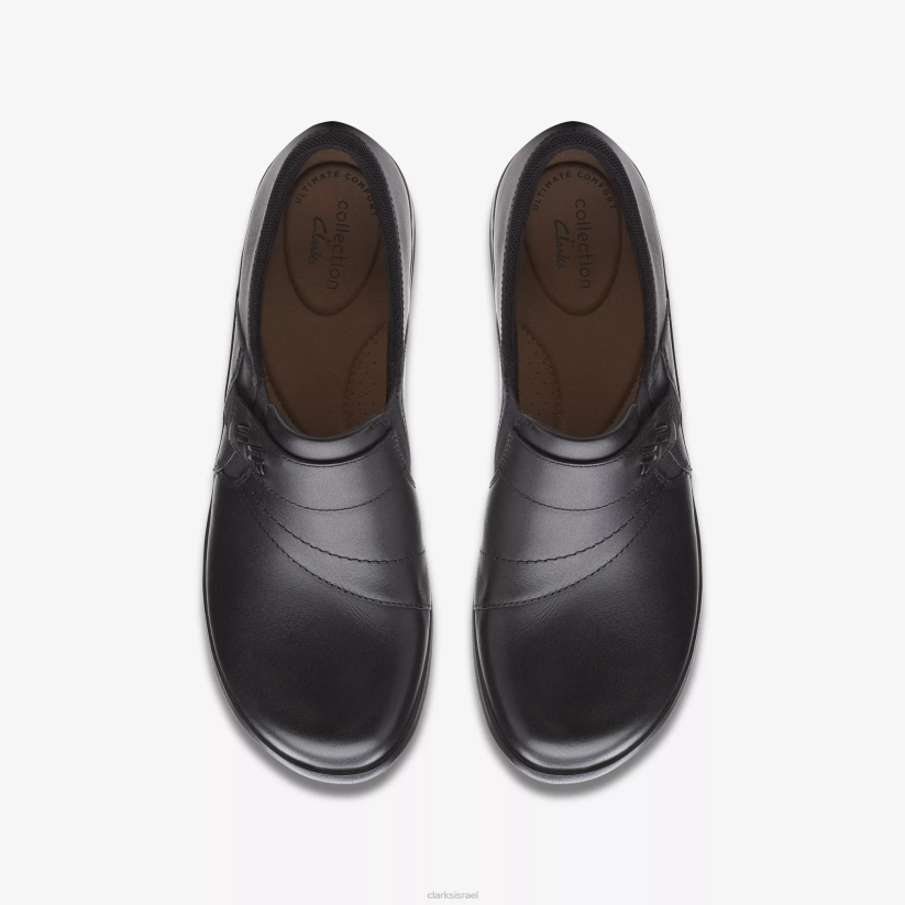 V268593 עור שחור Clarks אנגי פרל
