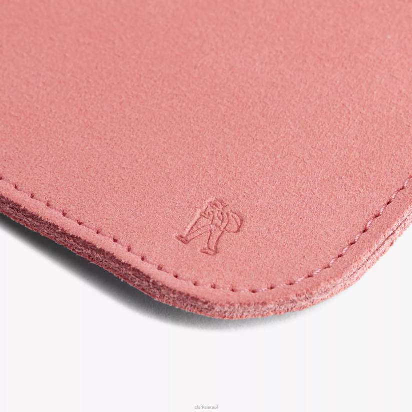 V268648 זמש ורוד Clarks מטבע וואלאבי