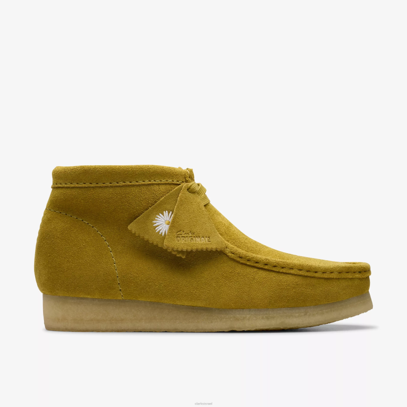 V268666 זמש זית Clarks מגף wallabee