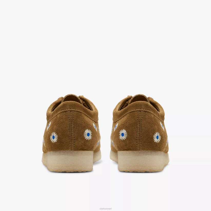 V268667 רקמת זית כהה Clarks וואלאבי