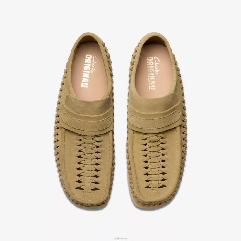 V268668 זמש מייפל Clarks מארג לופר של wallabee