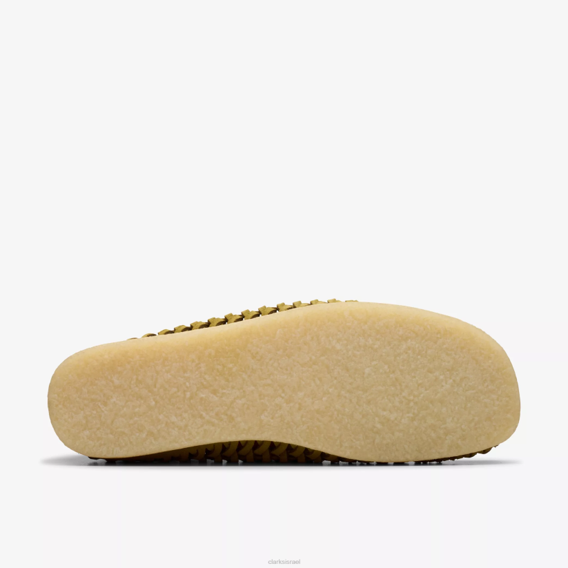 V268669 זמש זית Clarks מארג לופר של wallabee