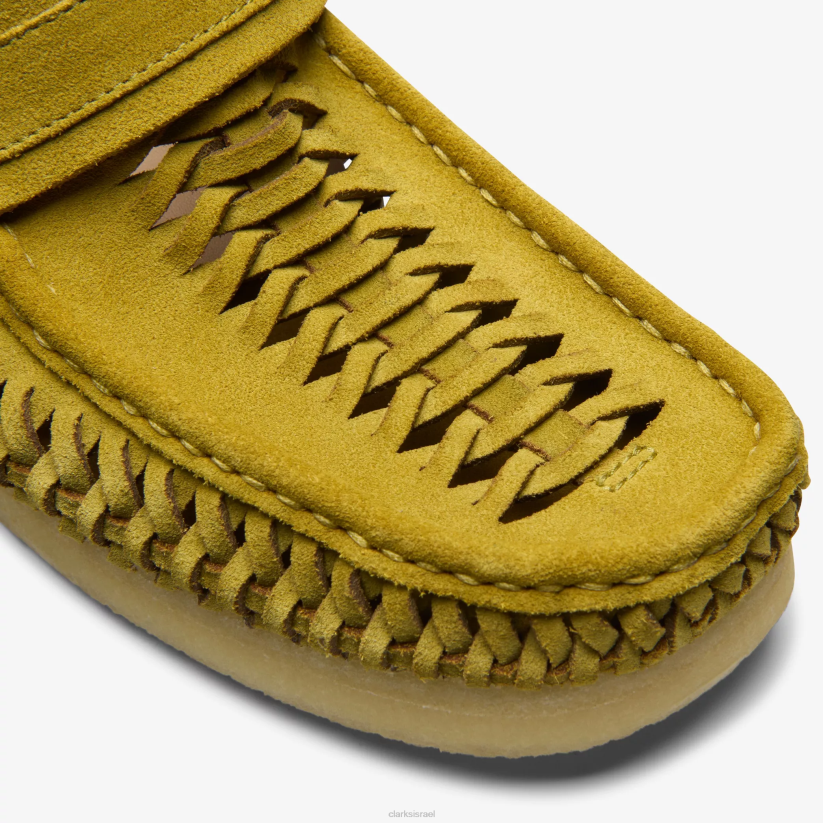 V268669 זמש זית Clarks מארג לופר של wallabee