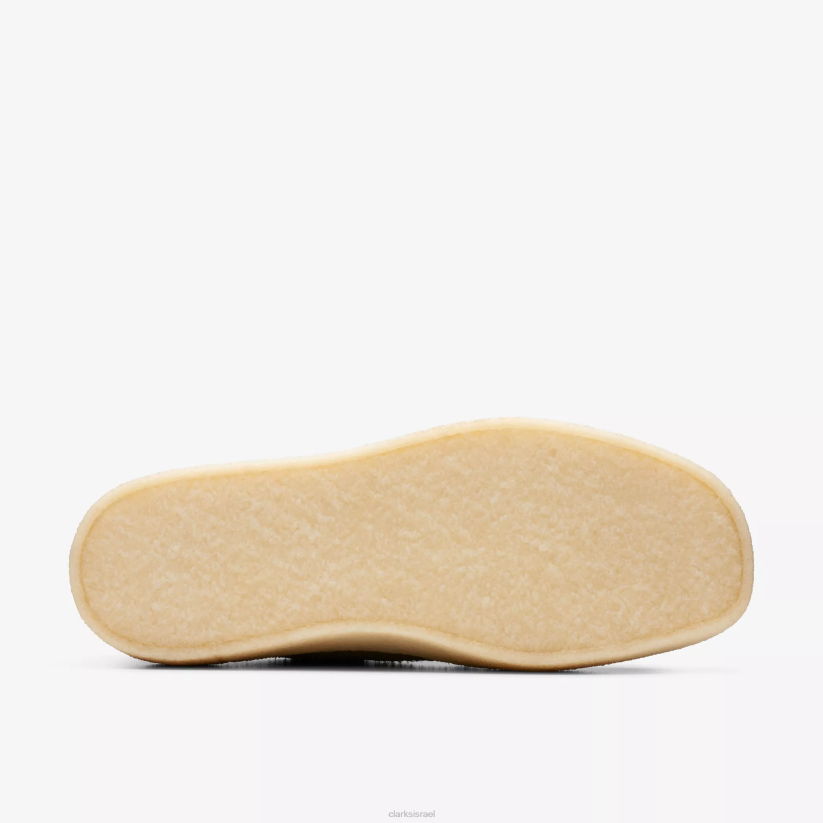 V268682 זמש חאקי בהיר Clarks כוס וואלאבי