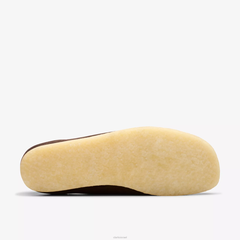 V268696 זמש חום כהה Clarks וואלאבי