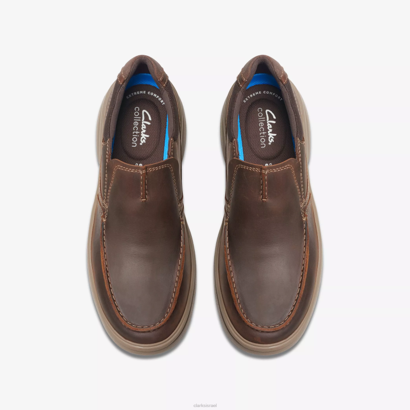 V268707 עור שעוות דבורים Clarks ללא בראדלי