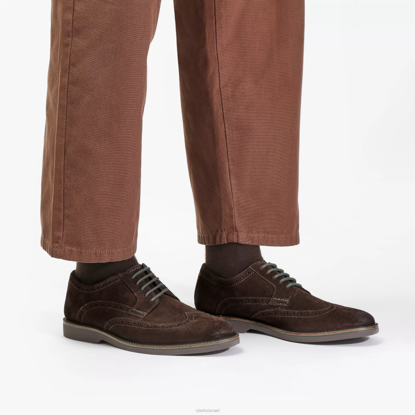 V268712 זמש חום כהה Clarks מגבלת עליית הגג