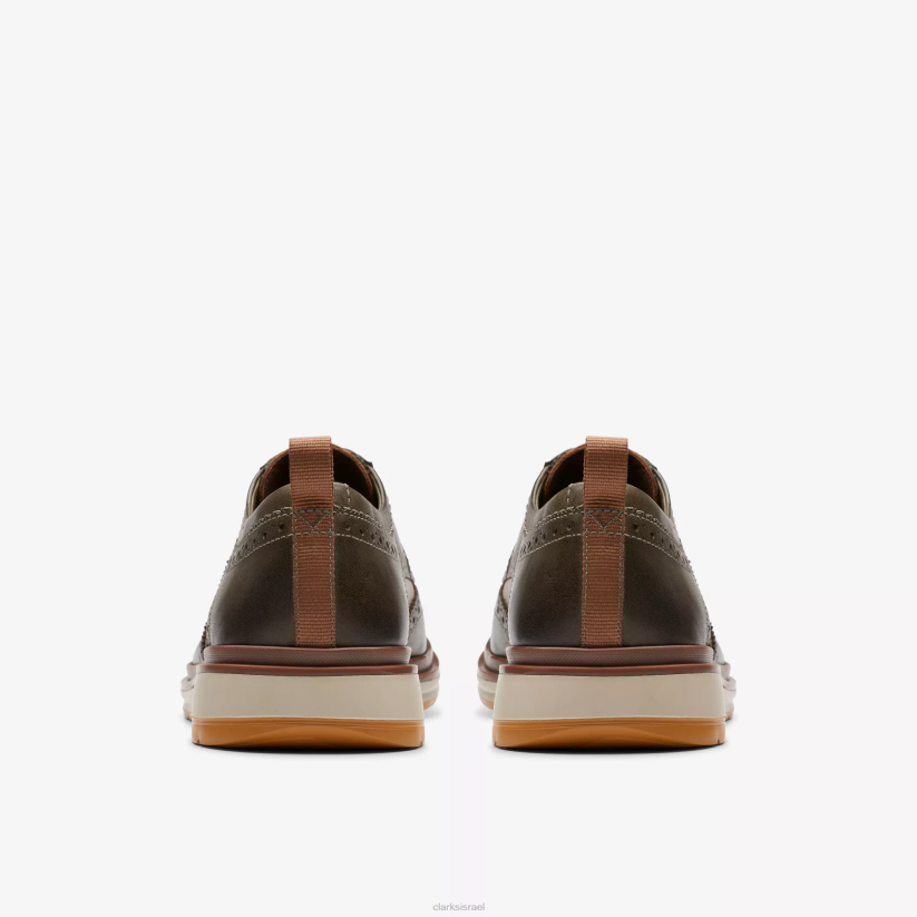 V268717 שילוב זית כהה Clarks כנף chantry