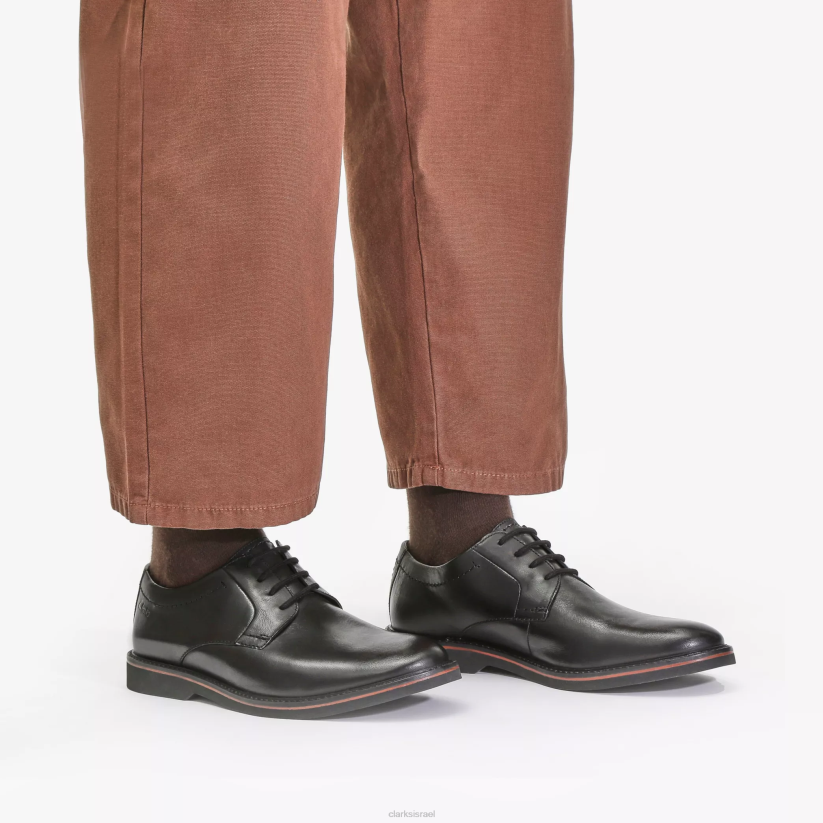 V268720 שָׁחוֹר Clarks תחרה אטיקוס