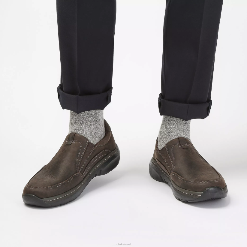 V268728 חום כהה התמוטט Clarks קלארקס פרו צעד