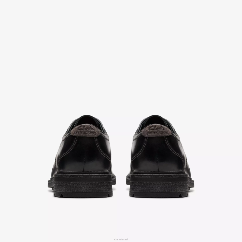 V268741 עור שחור Clarks un shire נמוך