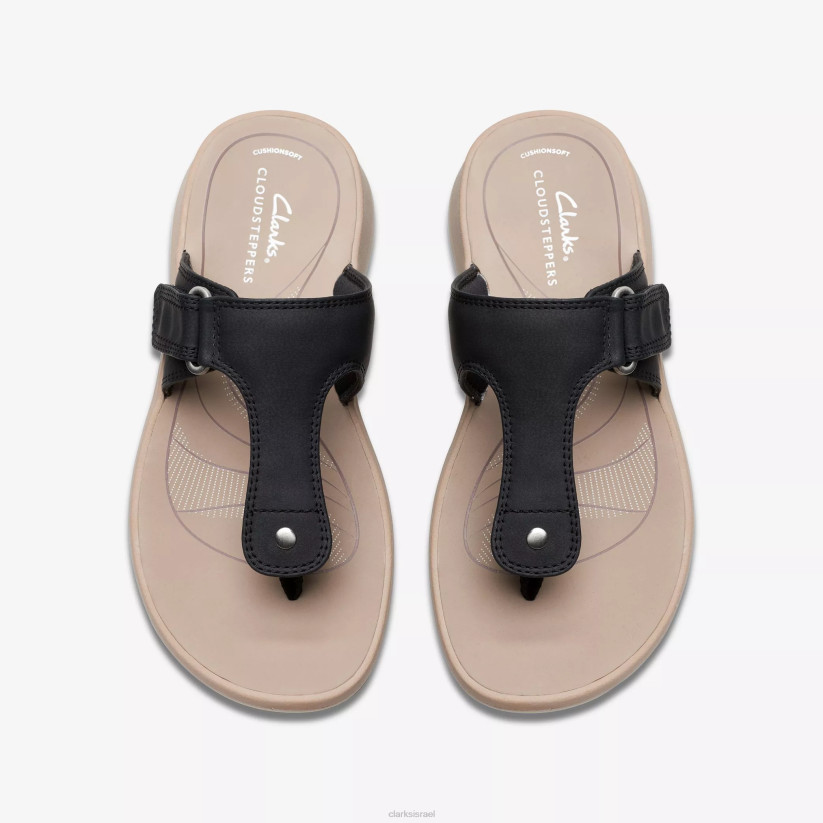 V26874 שָׁחוֹר Clarks הליכה גלישה