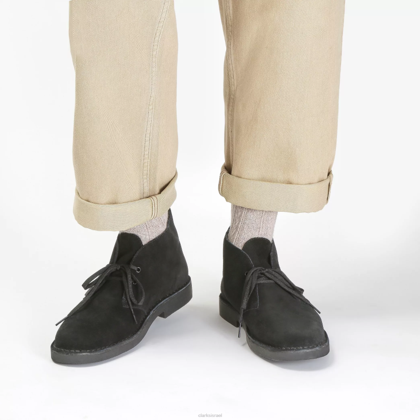V268750 זמש שחור Clarks מגף מדבר evo