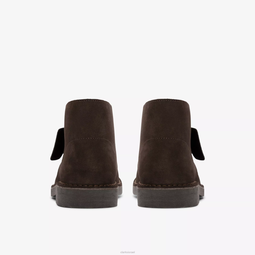 V268751 זמש חום כהה Clarks מגף מדבר evo