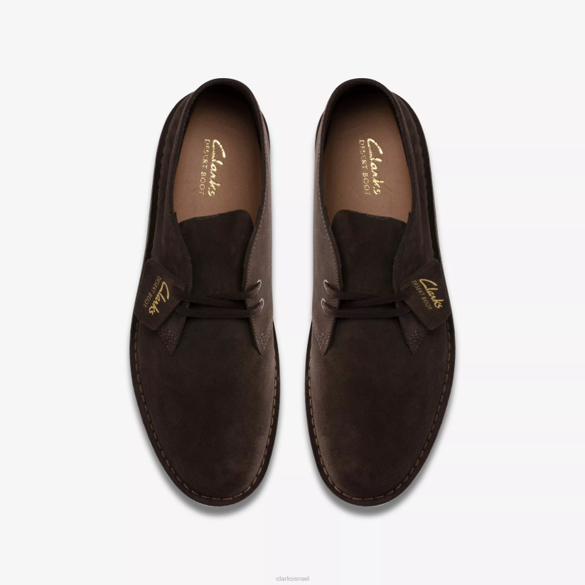 V268751 זמש חום כהה Clarks מגף מדבר evo