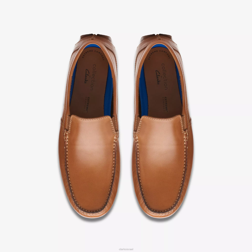 V268752 עור שזוף Clarks מרקמן מישור