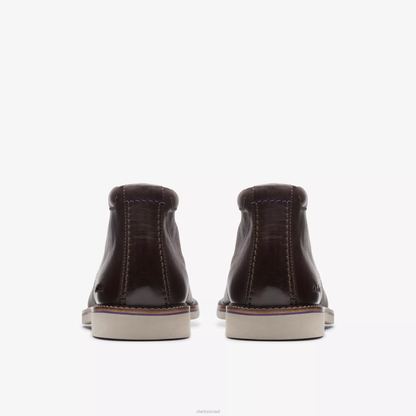V268767 עור חום כהה Clarks אטיקוס שלום