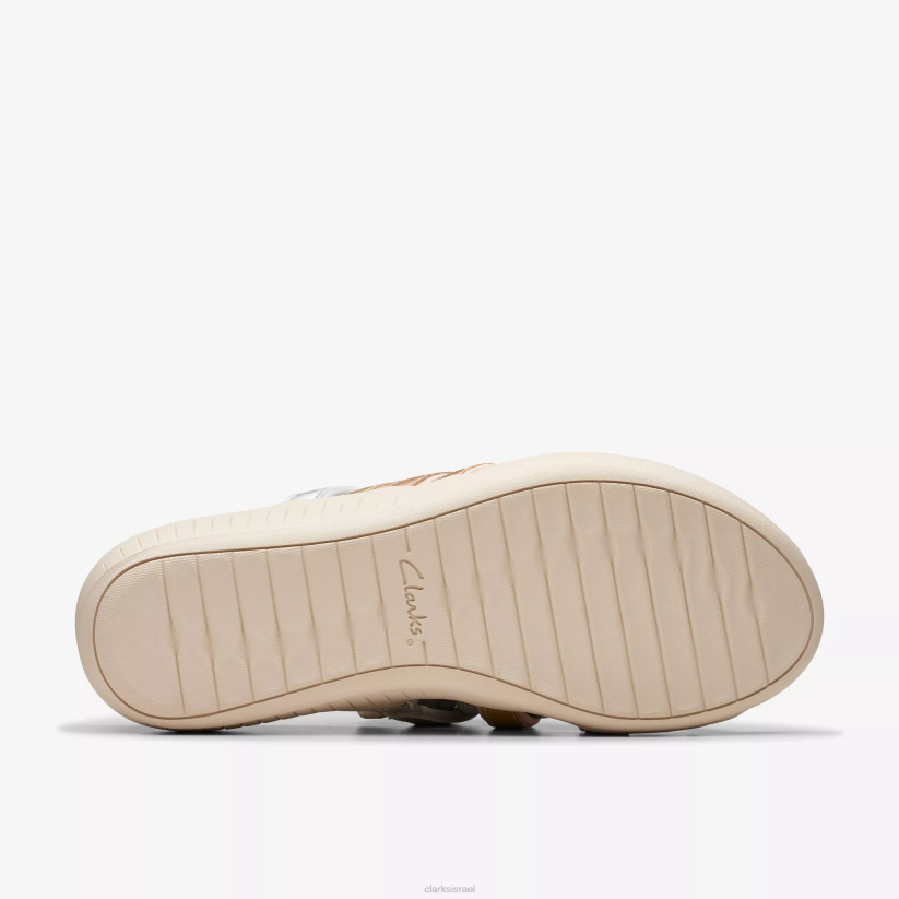 V26876 צבעוני מתכתי Clarks להחליק היי איריס