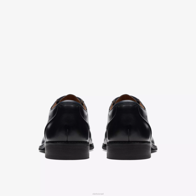 V268778 עור שחור Clarks מלאכה תחרה ארלו