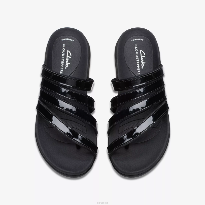 V26877 פטנט שחור Clarks להחליק היי איריס